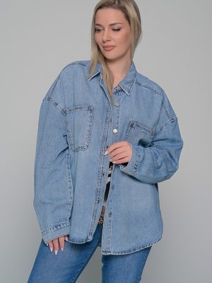 JACKET JEAN ΠΟΥΚΑΜΙΣΟ