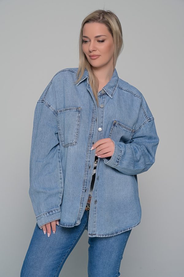 JACKET JEAN ΠΟΥΚΑΜΙΣΟ