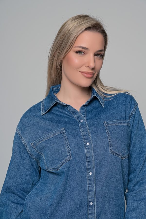 JACKET JEAN ΠΟΥΚΑΜΙΣΟ - Image 3