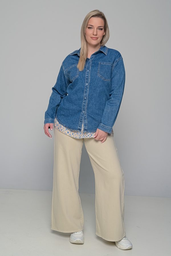 JACKET JEAN ΠΟΥΚΑΜΙΣΟ - Image 4