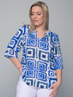 ΜΠΛΟΥΖΟ-ΠΟΥΚΑΜΙΣΟ ΣΤΑΘΕΡΟ ΒΙΣΚΟΖΙ ΒΙΕΛΑ