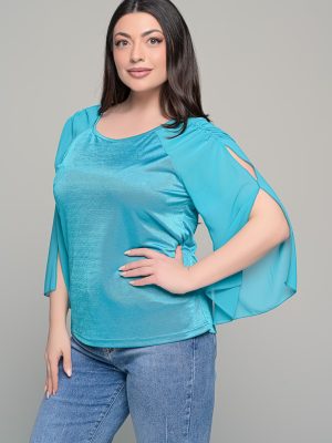 ΜΠΛΟΥΖΑ ΕΛΑΣΤΙΚΗ ΣΑΤΕΝ JERSEY