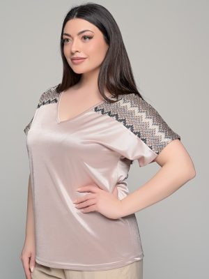 ΜΠΛΟΥΖΑ ΕΛΑΣΤΙΚΗ ΣΑΤΕΝ JERSEY